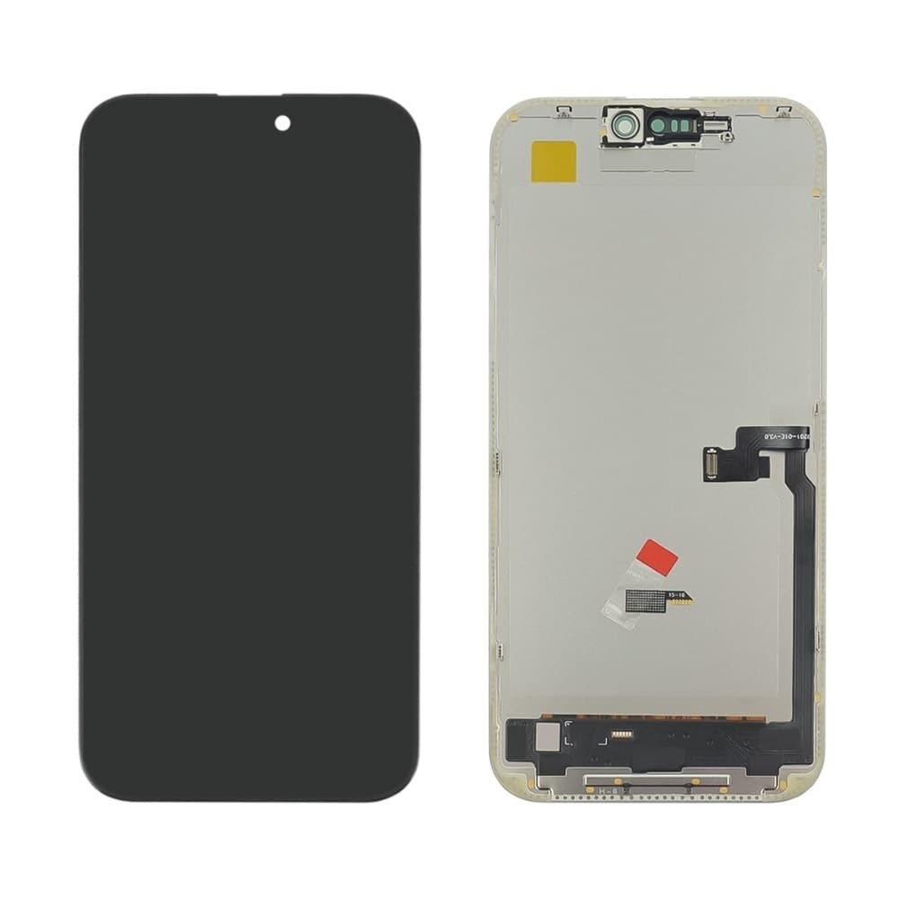 Дисплей для iPhone 16 Pro Max, с тачскрином в сборе, цвет черный, JCID-OLED 120Hz (без ошибки) фото 1