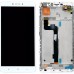 Дисплей для Xiaomi Mi Max 2 с тачскрином и рамкой, белый миниатюра 1