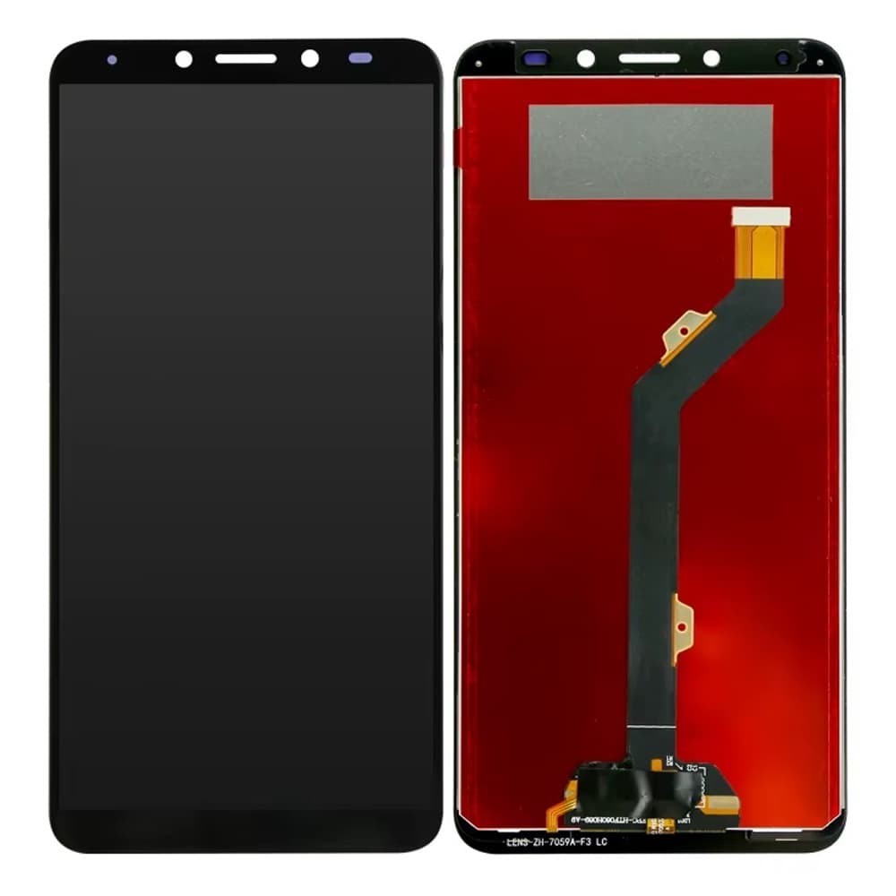 Дисплей для Tecno 2 Pro (LA7)/ Pouvoir 2 Pro (LA7 Pro), с тачскрином в сборе, цвет черный фото 1