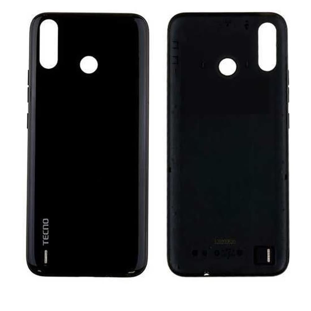 Задняя крышка для Tecno Spark 4 Lite (BB4k/ KC8S), цвет черный фото 1