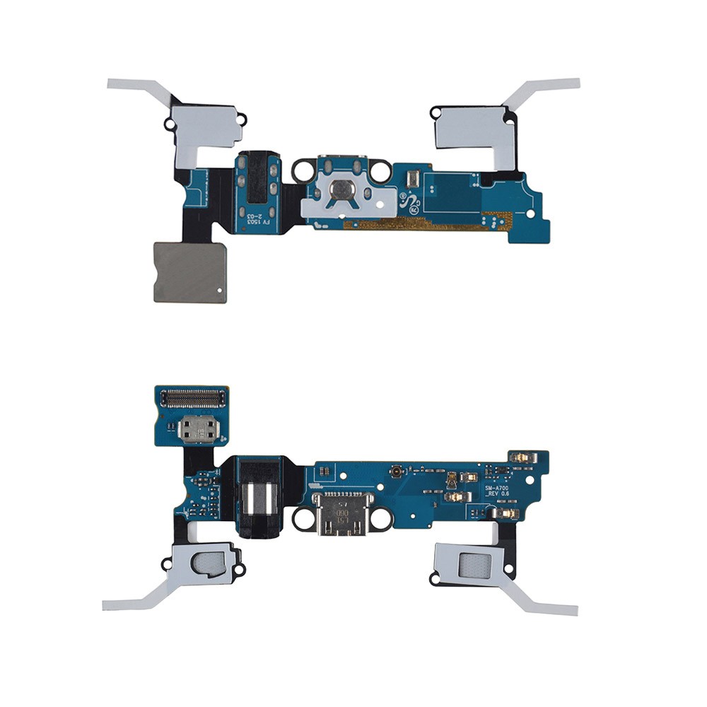 Шлейф із роз'ємом зарядки, роз'ємом для навушників та мікрофоном для Samsung Galaxy A7 A700H, A700F фото 1
