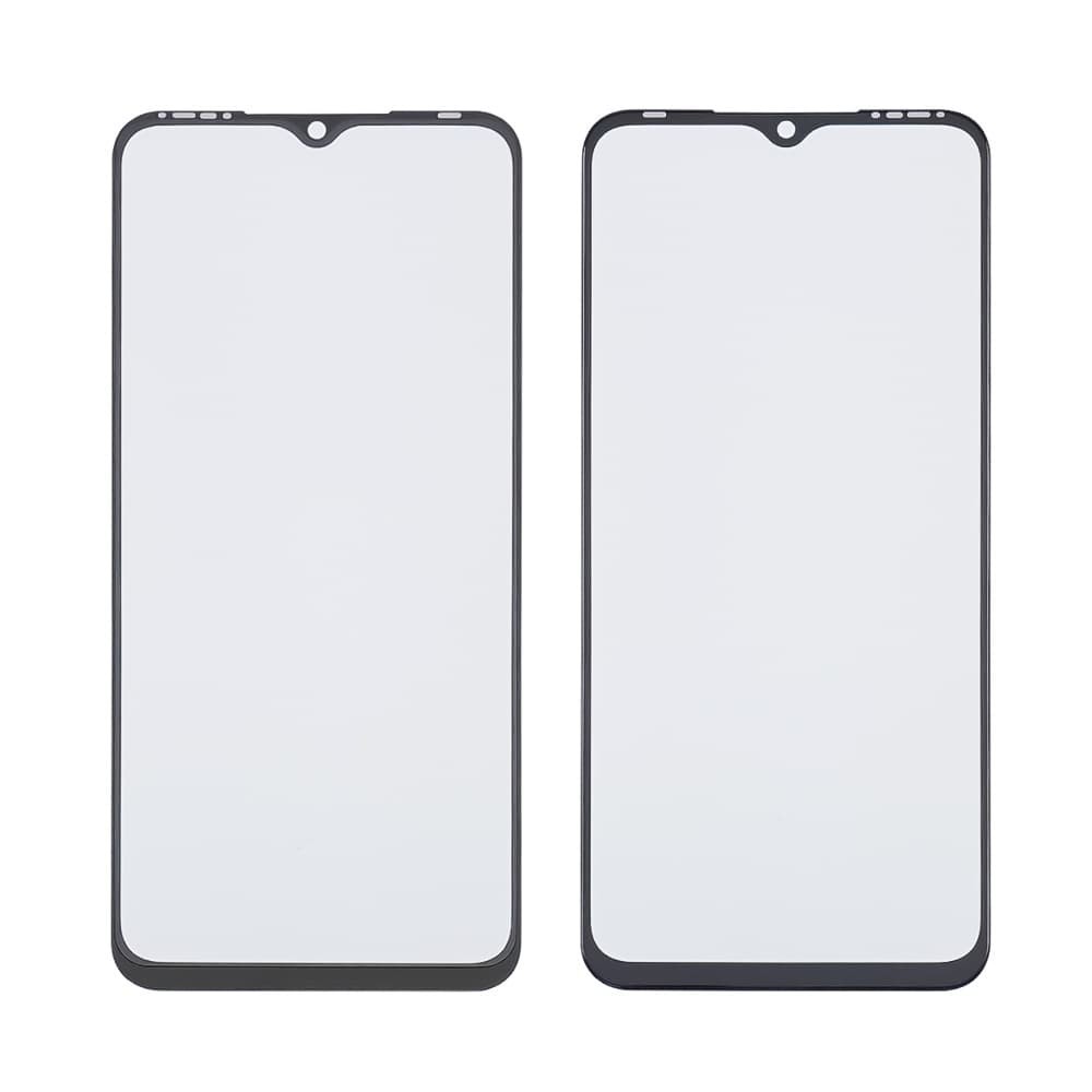 Скло корпусу для Tecno Spark 7 (KF61) + OCA, колір чорний фото 1