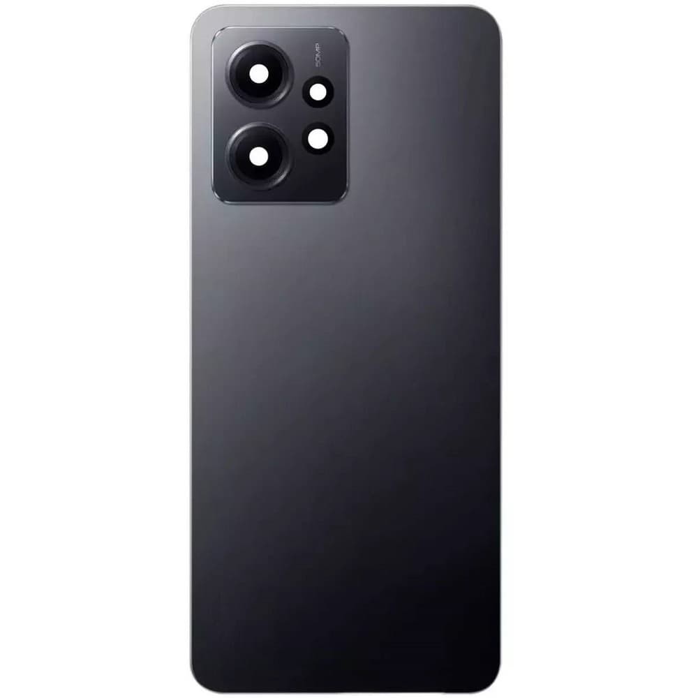 Задня кришка для Xiaomi Redmi Note 12 4G, зі склом камери, колір сірий фото 1