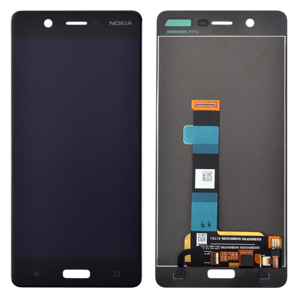Дисплей Nokia 5 Dual Sim с тачскрином в сборе, цвет черный, сервисный оригинал фото 1