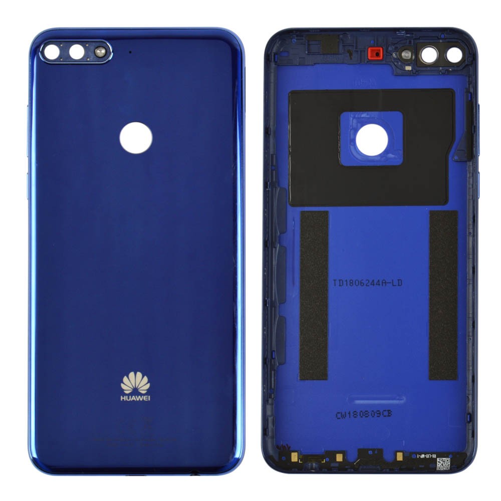 Задняя крышка для Huawei Y7 Prime 2018, цвет синий фото 1