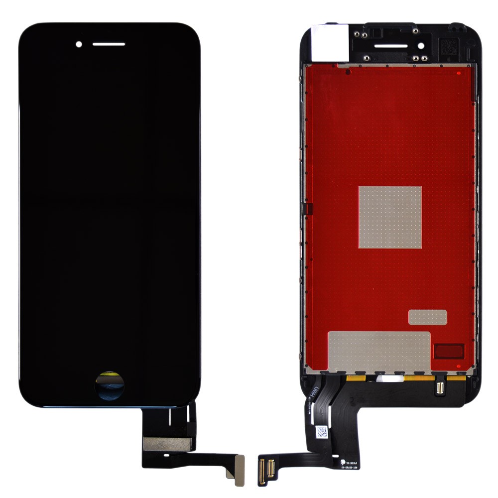 Дисплей iPhone 7 с тачскрином (цвет черный), оригинал с замененным стеклом, уценка фото 1