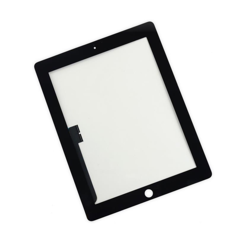 Touchscreen iPad New 3/4 + Len (black) copy фото 1 Тачскрин (сенсор) со стеклом для iPad New 3, iPad 4, цвет черный фото 1