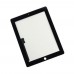 Touchscreen iPad New 3/4 + Len (black) copy миниатюра 1 Тачскрин (сенсор) со стеклом для iPad New 3, iPad 4, цвет черный миниатюра 1