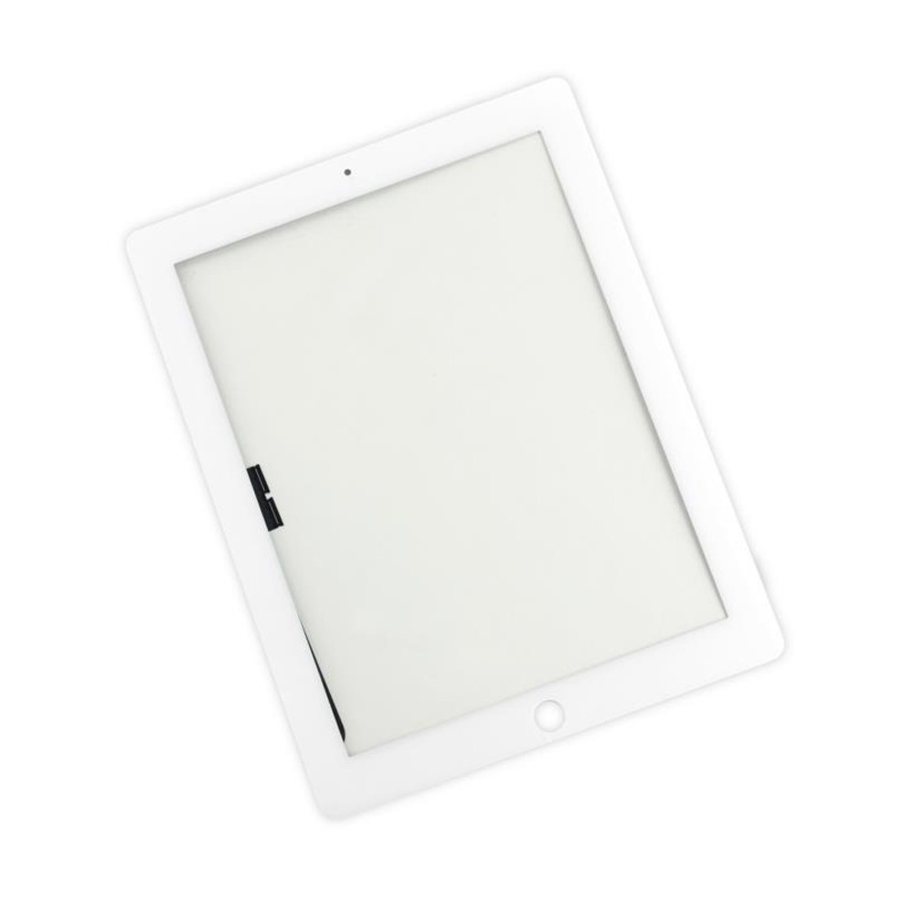 Тачскрин (сенсор) со стеклом для iPad New 3, iPad 4, цвет белый фото 1