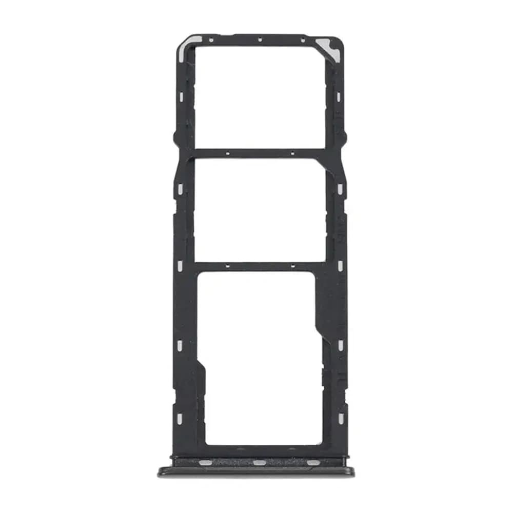 Тримач сім картки для Samsung Galaxy A04 A045F, колір чорний, 2 sim фото 1