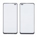 Скло корпусу для Oppo A93 (4G)/ Reno 4 + OCA, колір чорний миниатюра 1