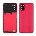 Задня кришка для Samsung A037 Galaxy A03s 2021, зі склом камери, колір рожевий миниатюра 1