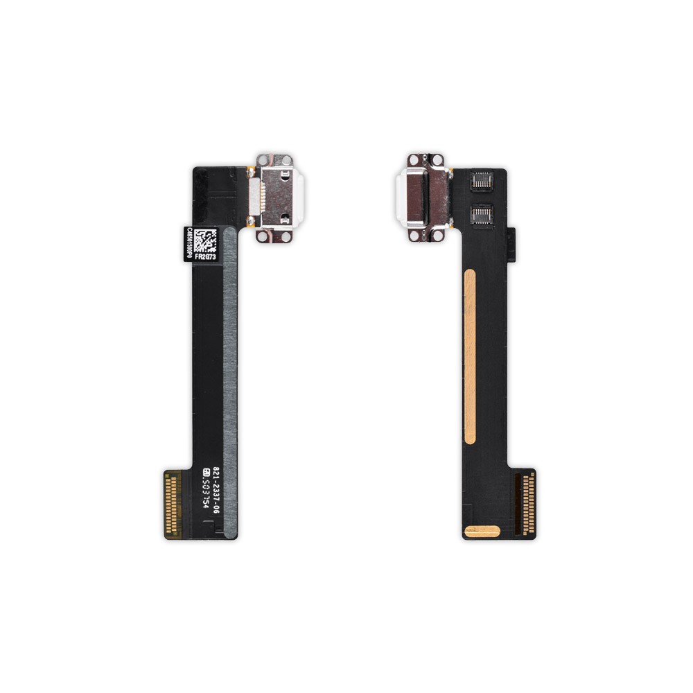 Шлейф із роз'ємом зарядки для iPad Mini 4, колір білий фото 1