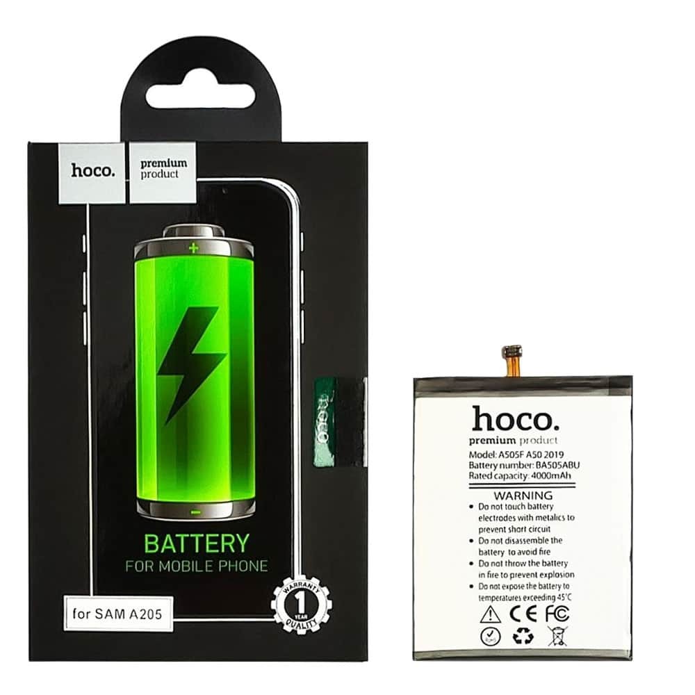 Аккумулятор EB-BA505ABU дляSamsung A505 Galaxy A50, A205 Galaxy A20, A305 Galaxy A30, A307 Galaxy A30s, HOCO фото 1