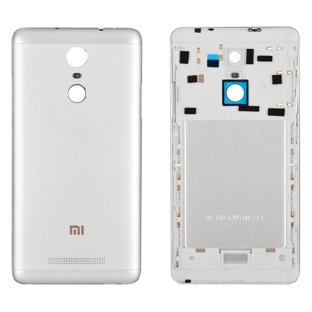 Задняя крышка для Xiaomi Redmi NOTE 3, цвет серебро фото 1