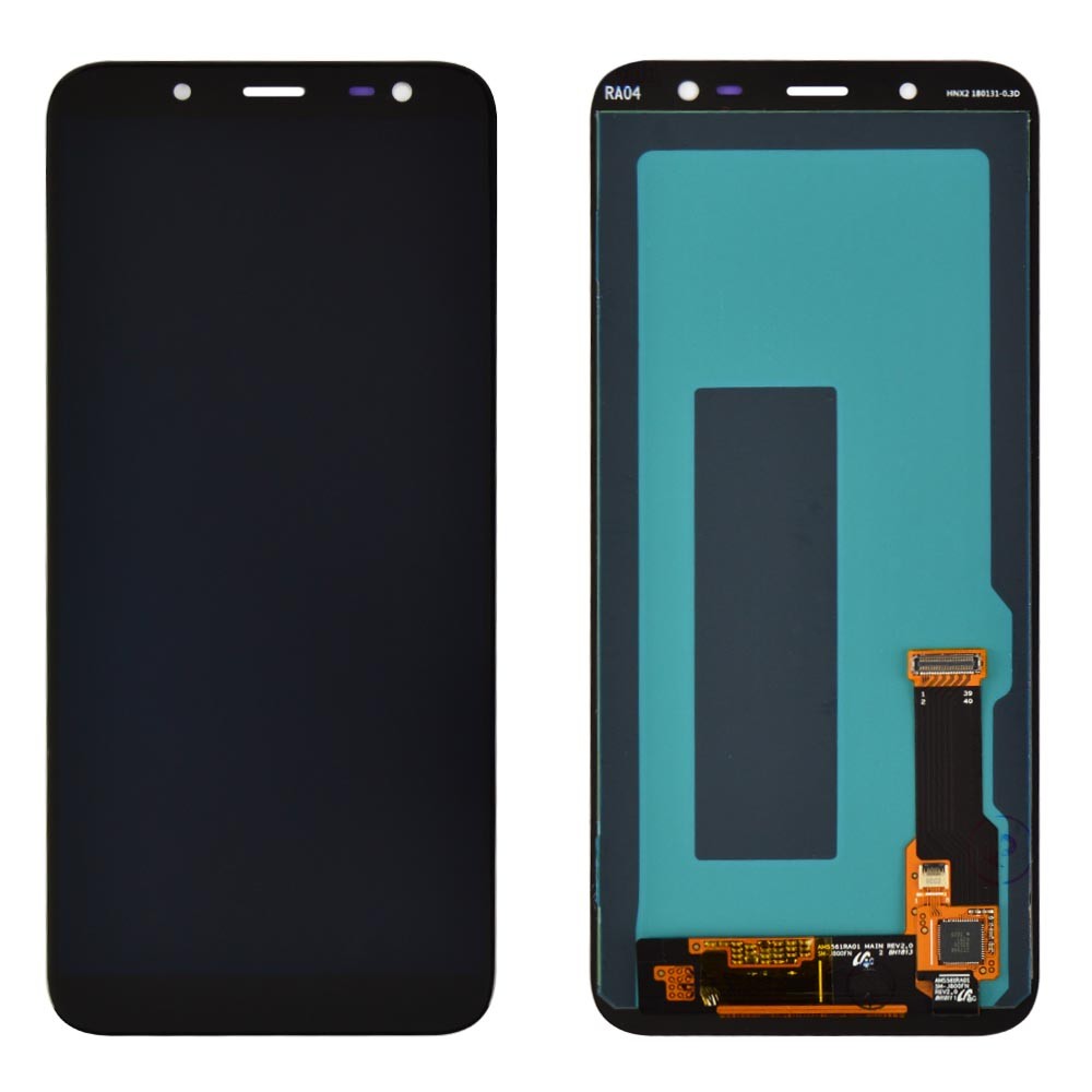 Дисплей для Samsung J600H/DS Galaxy J6 (2018) с тачскрином в сборе, цвет черный, Original Change Glass фото 1