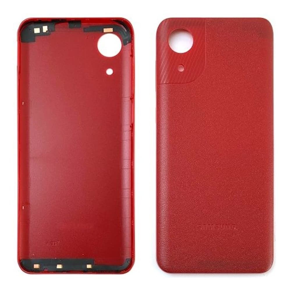 Задня кришка для Samsung A032 Galaxy A03 Core 2021, колір червоний фото 1