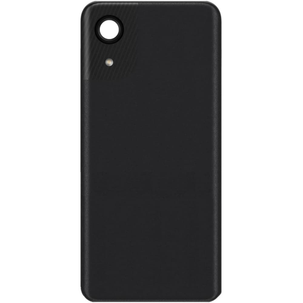 Задняя крышка для Samsung A032 Galaxy A03 Core 2021, со стеклом камеры, цвет черный фото 1
