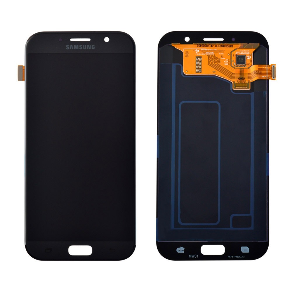 Дисплей Samsung A720F Galaxy A7 (2017) з тачскрином у зборі, колір чорний, сервісний оригінал фото 1