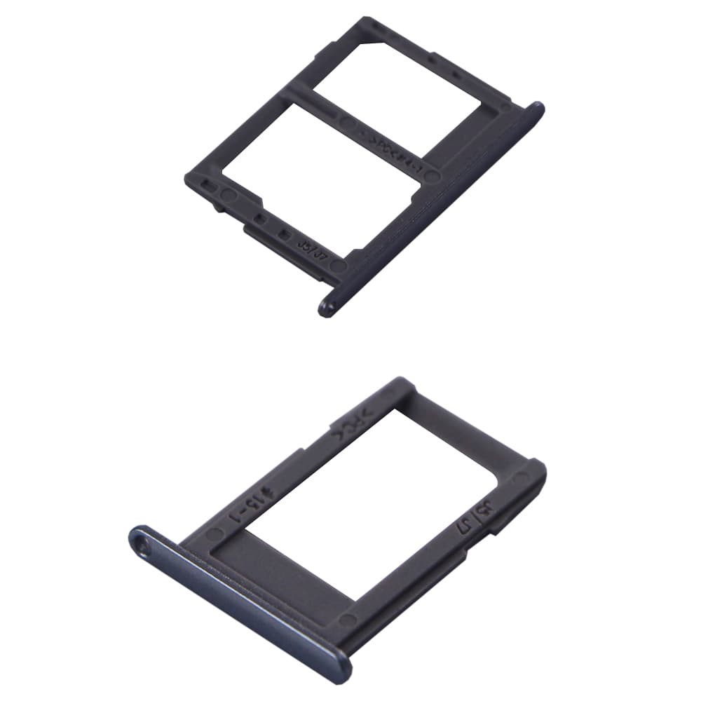 Держатель сим карты для Samsung J530F Galaxy J5, J730F Galaxy J7 (2 pcs), цвет серебро фото 1