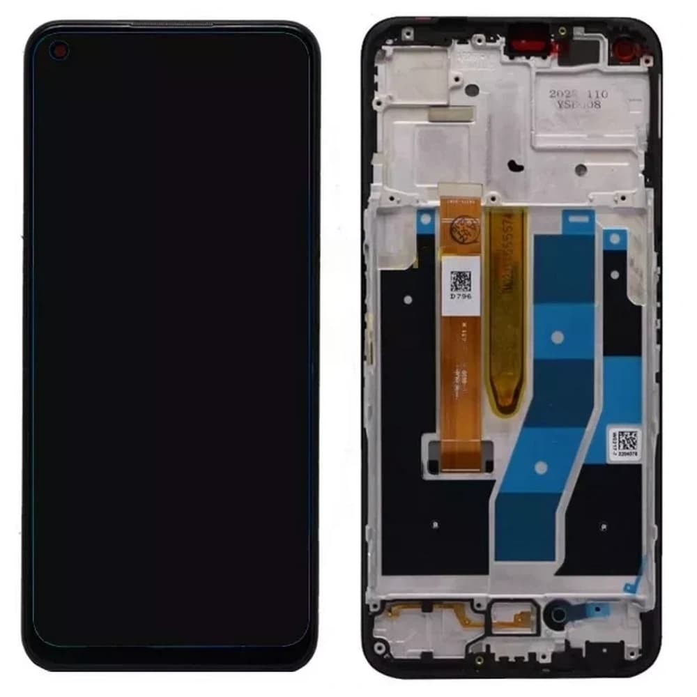 Дисплей для OnePlus Nord CE 2 Lite, з тачскріном і рамкою, чорний фото 1