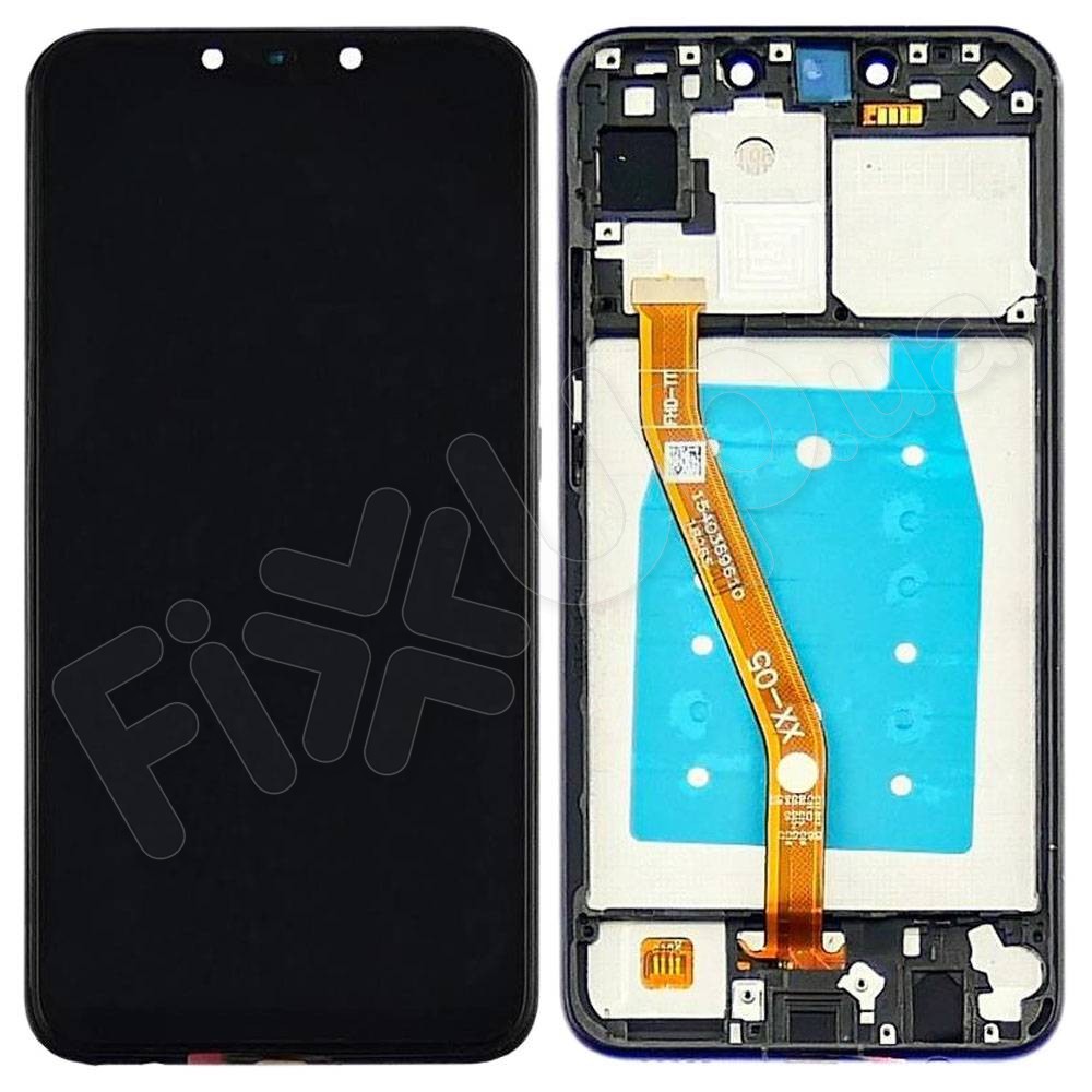 Дисплей для Huawei P Smart Plus, Nova 3i (INE-LX1) с тачскрином и рамкой, цвет черный фото 1