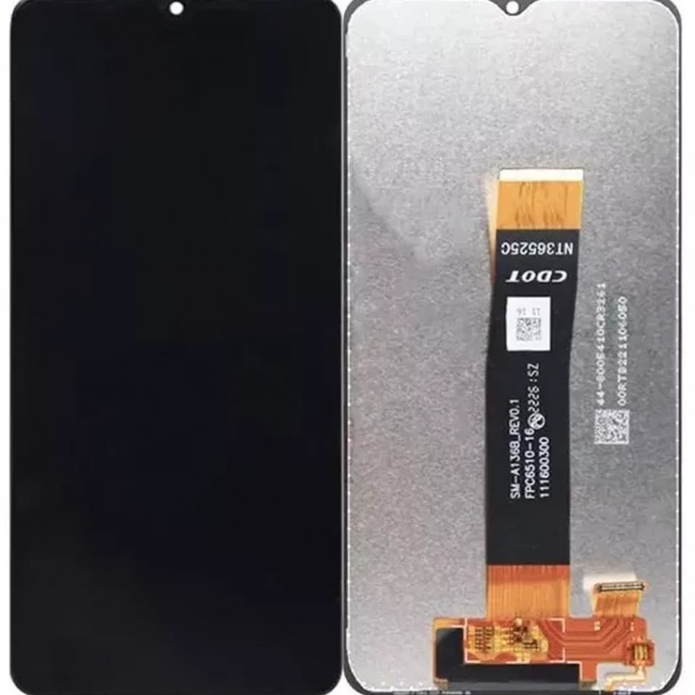 Дисплей для Samsung A047F Galaxy A04S 2022, с тачскрином, черный, оригинал замененное стекло фото 1