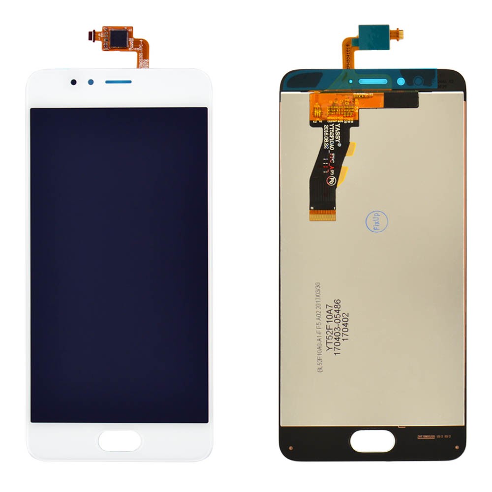 Дисплей для Meizu M5S, M5s mini с тачскрином в сборе, цвет белый, оригинал фото 1