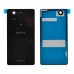 Задня кришка Sony D5803 Xperia Z3 Compact, колір чорний миниатюра 1