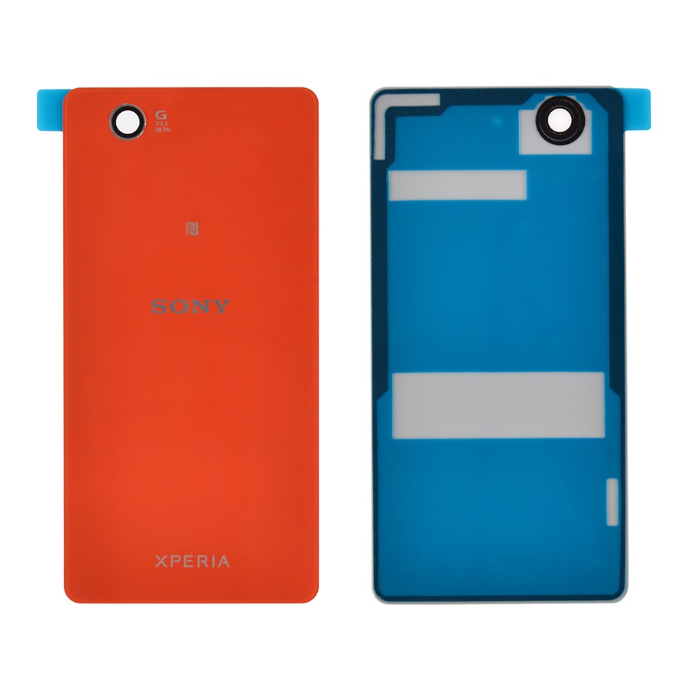 Задня кришка Sony D5803 Xperia Z3 Compact, колір помаранчевий фото 1