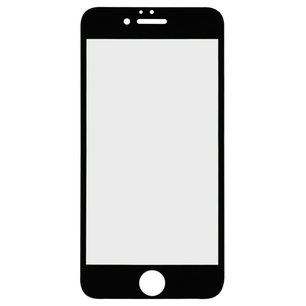 Защитное стекло для iPhone 6 (4.7)/6S (4.7) 20D, цвет черный фото 1
