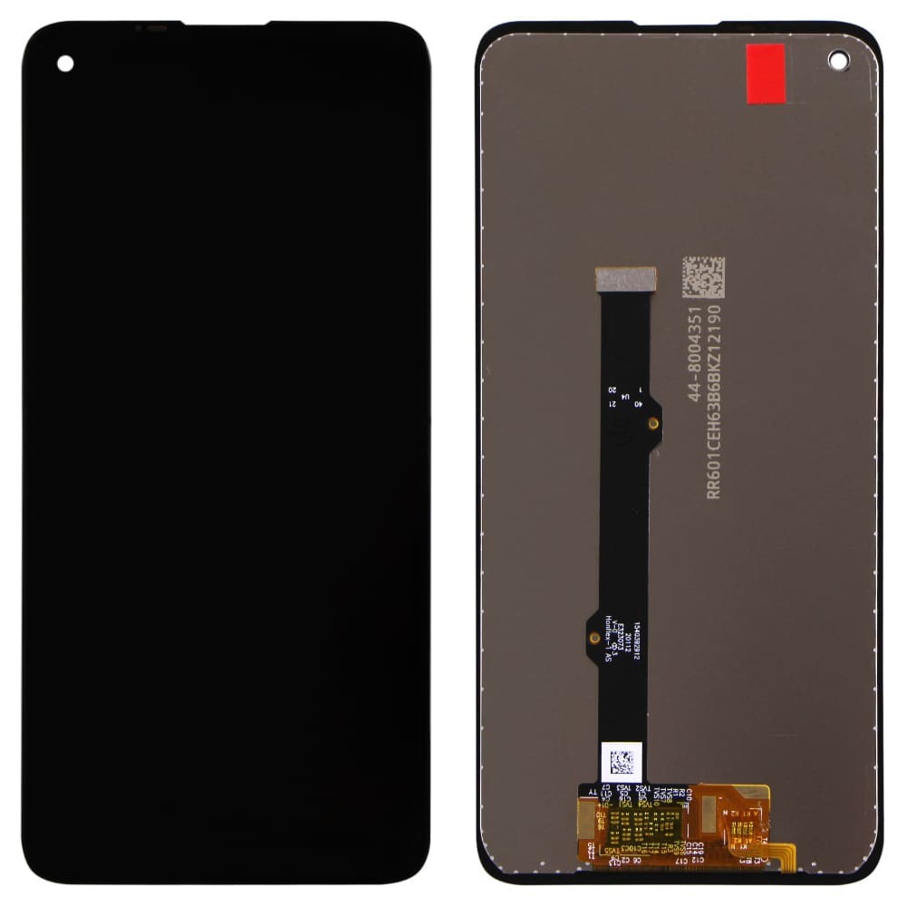 Дисплей для Motorola XT2045 Moto G8, с тачскрином в сборе, цвет черный фото 1