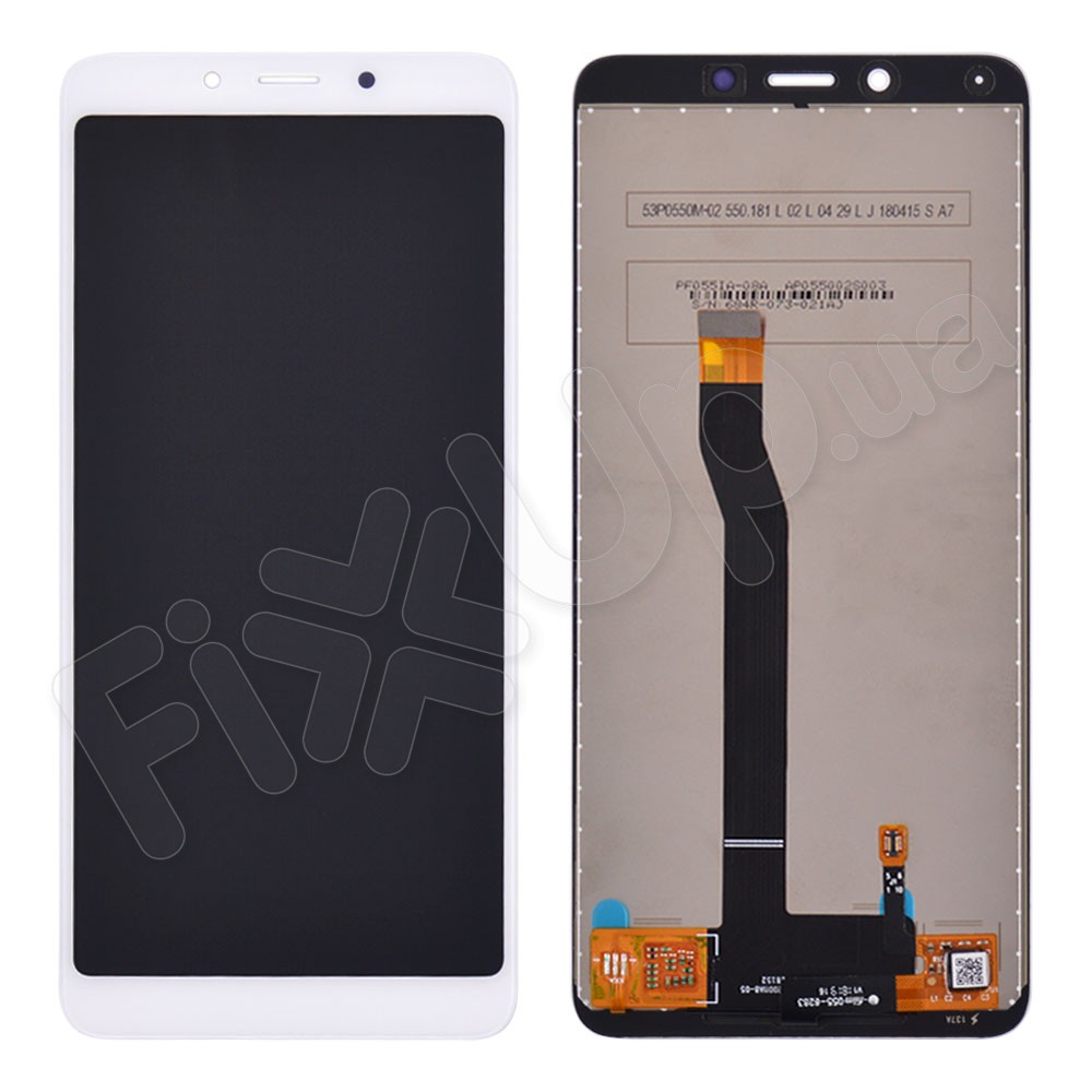 Дисплей для Xiaomi Redmi 6, 6A с тачскрином в сборе, цвет белый, уценка фото 1
