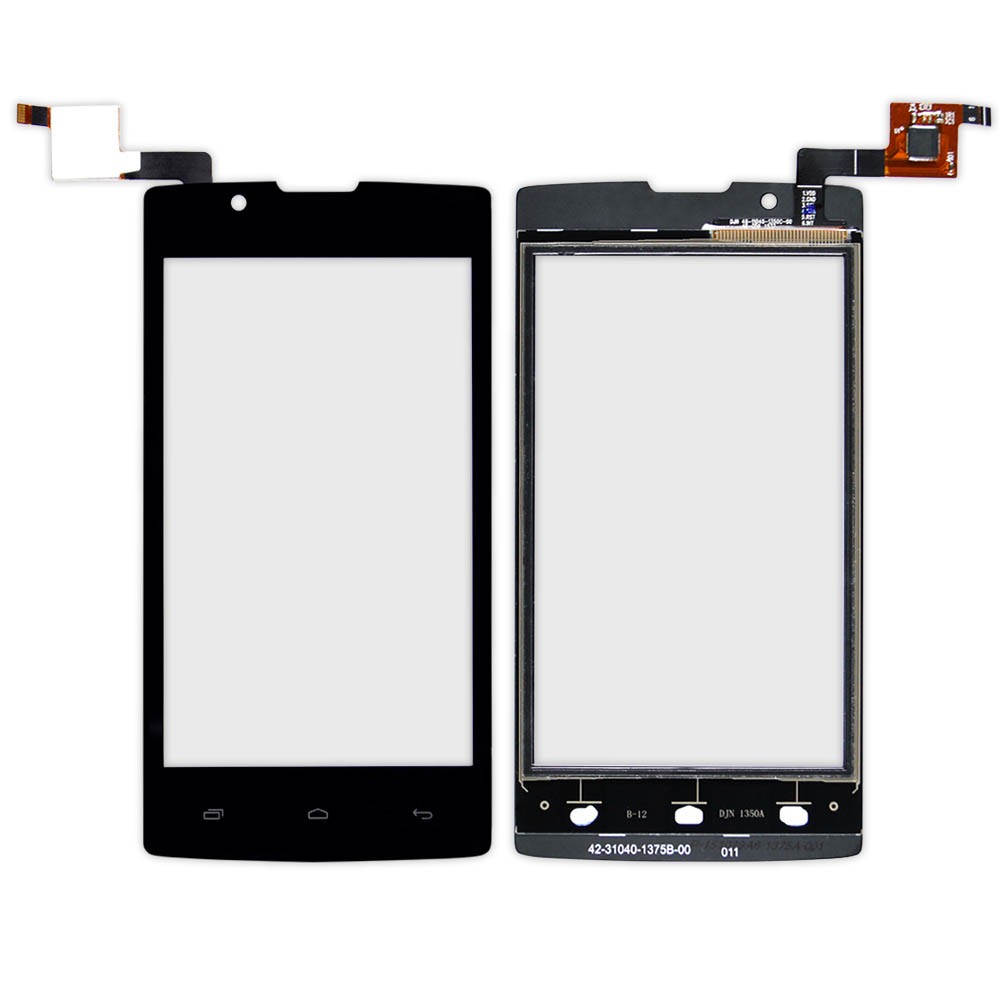 Тачскрин Fly FS401 Stratus 1, цвет черный, маленькая микросхема фото 1