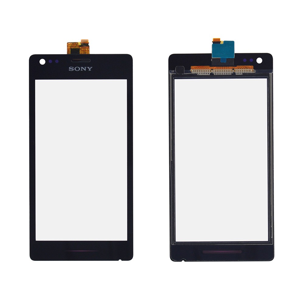 Тачскрин Sony Xperia M C1905, C1904, C2004, C2005, цвет черный, маленькая микросхема фото 1