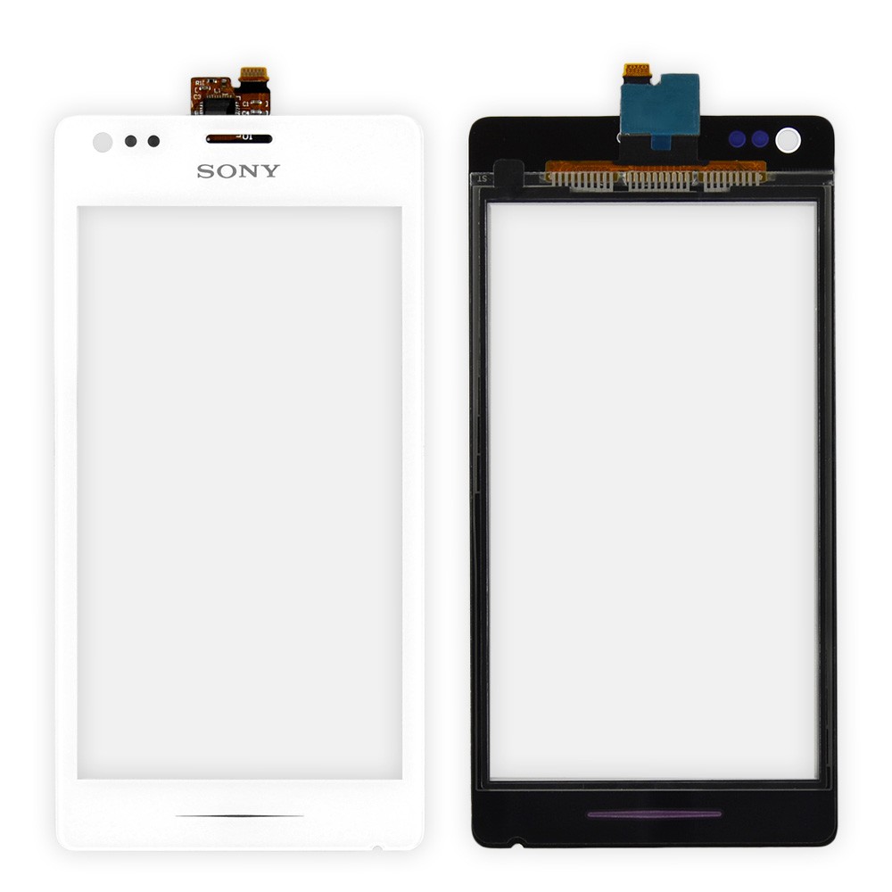 Тачскрин Sony Xperia M C1905, C1904, C2004, C2005, цвет белый, маленькая микросхема фото 1