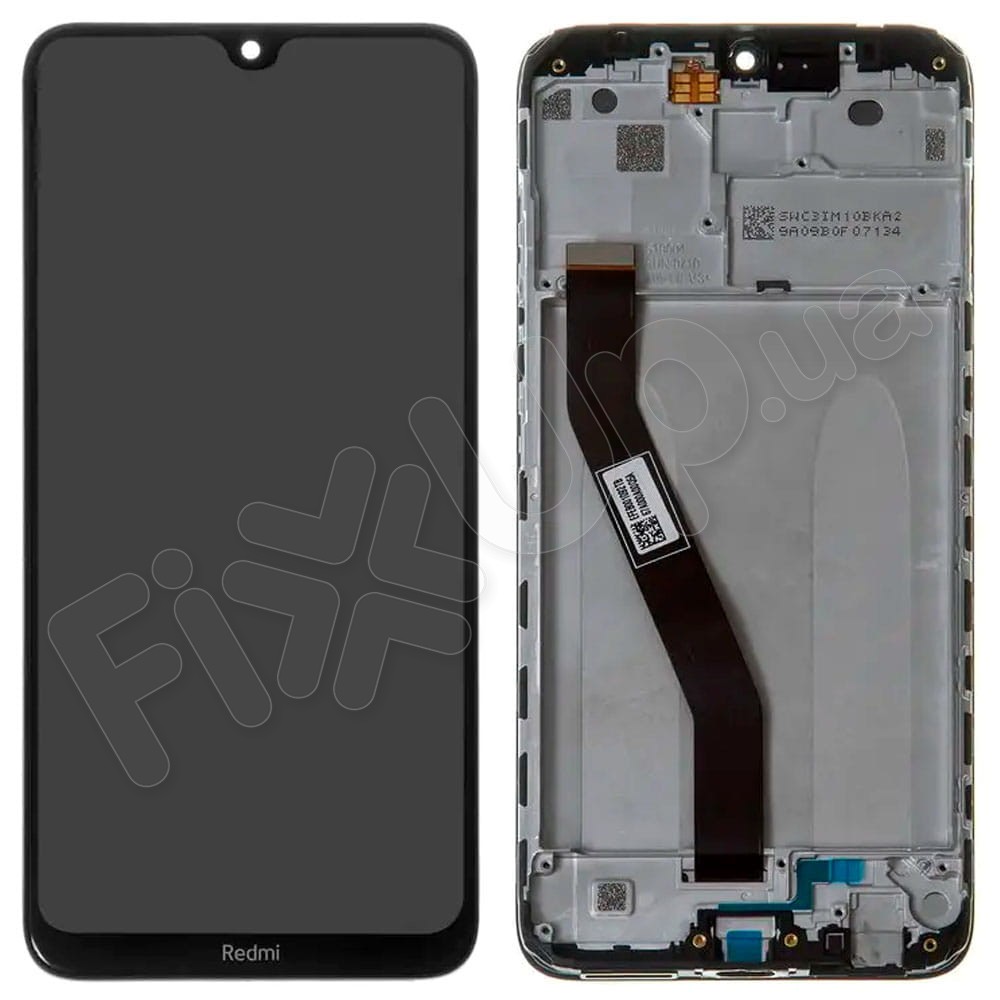 Дисплей для Xiaomi Redmi 8, Redmi 8A з тачскрином та рамкою в зборі, колір чорний фото 1