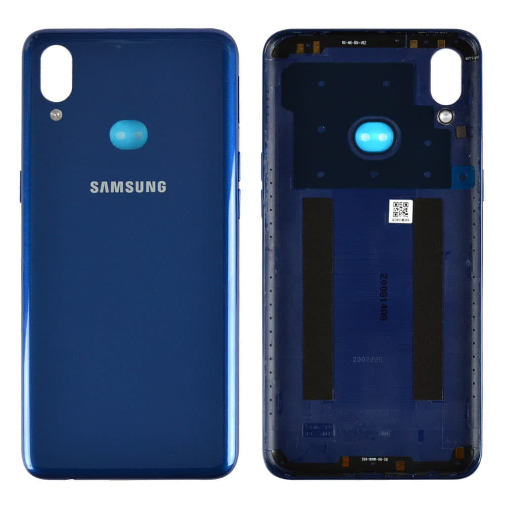 Задняя крышка для Samsung A107 Galaxy A10s 2019, цвет синий фото 1