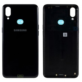 Задняя крышка для Samsung A107 Galaxy A10s 2019, без стекла камеры,  цвет черный