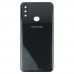 Задняя крышка для Samsung A107 Galaxy A10s 2019,  со стеклом камеры, цвет черный миниатюра 1