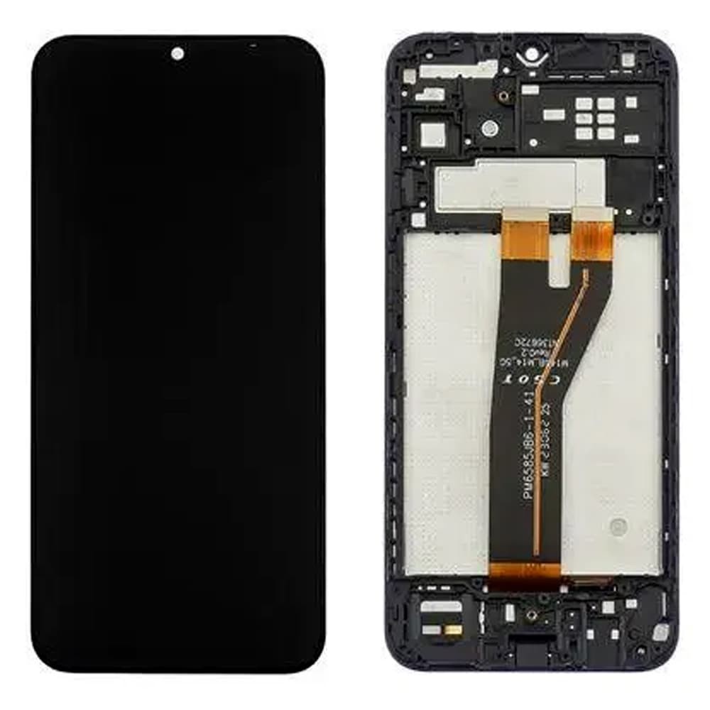 Дисплей для Samsung M146B Galaxy M14 2023, с тачскрином и рамкой в сборе, цвет черный, IPS фото 1