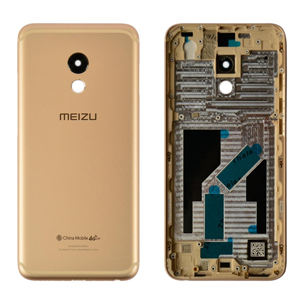 Задня кришка Meizu Pro 6, колір золотий фото 1