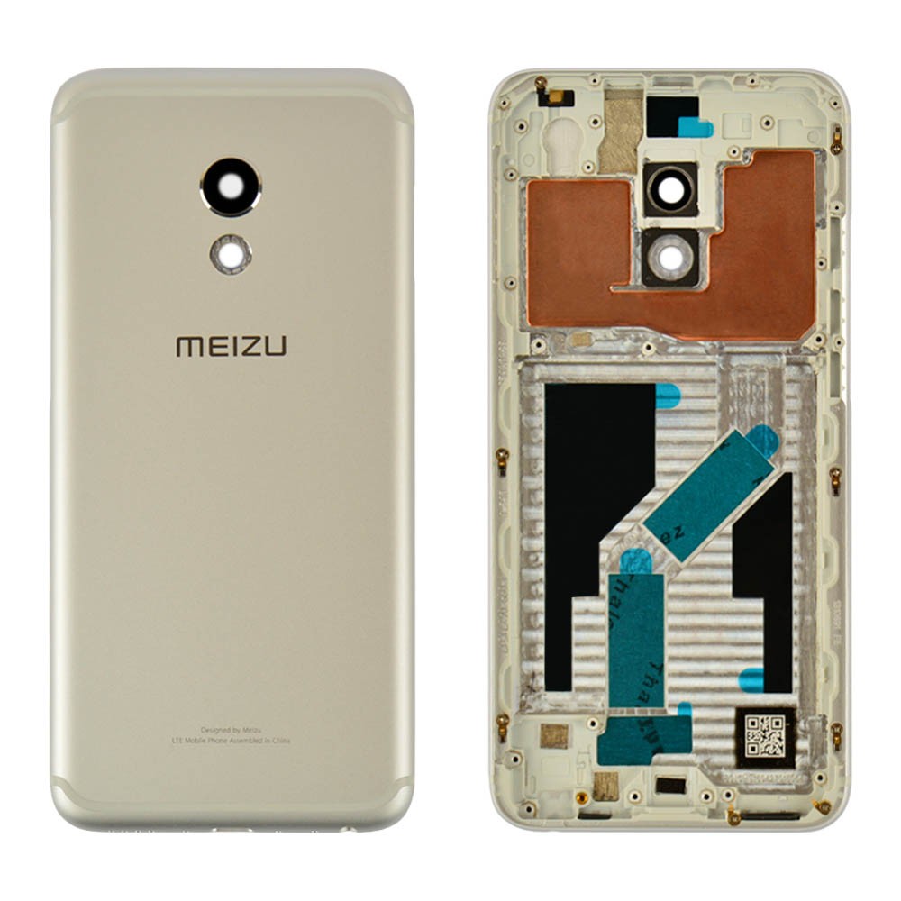 Задня кришка Meizu Pro 6, колір срібло фото 1
