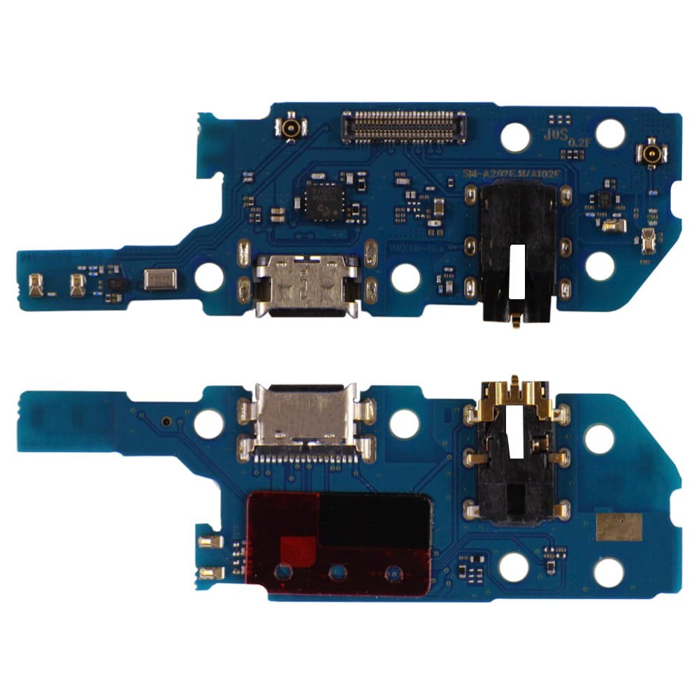 Роз'єм зарядки для Samsung A202F Galaxy A20e 2019, з нижньою платою і мікросхемою фото 1