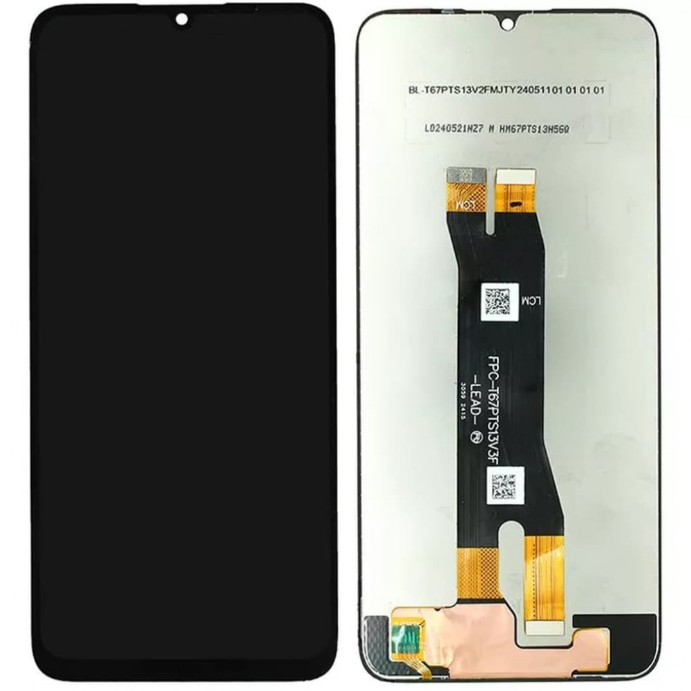 Дисплей для ZTE Blade A55/ A55 Pro, з тачскріном, чорний фото 1