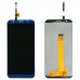 Дисплей для Doogee X55 з тачскрином у зборі, колір синій миниатюра 1