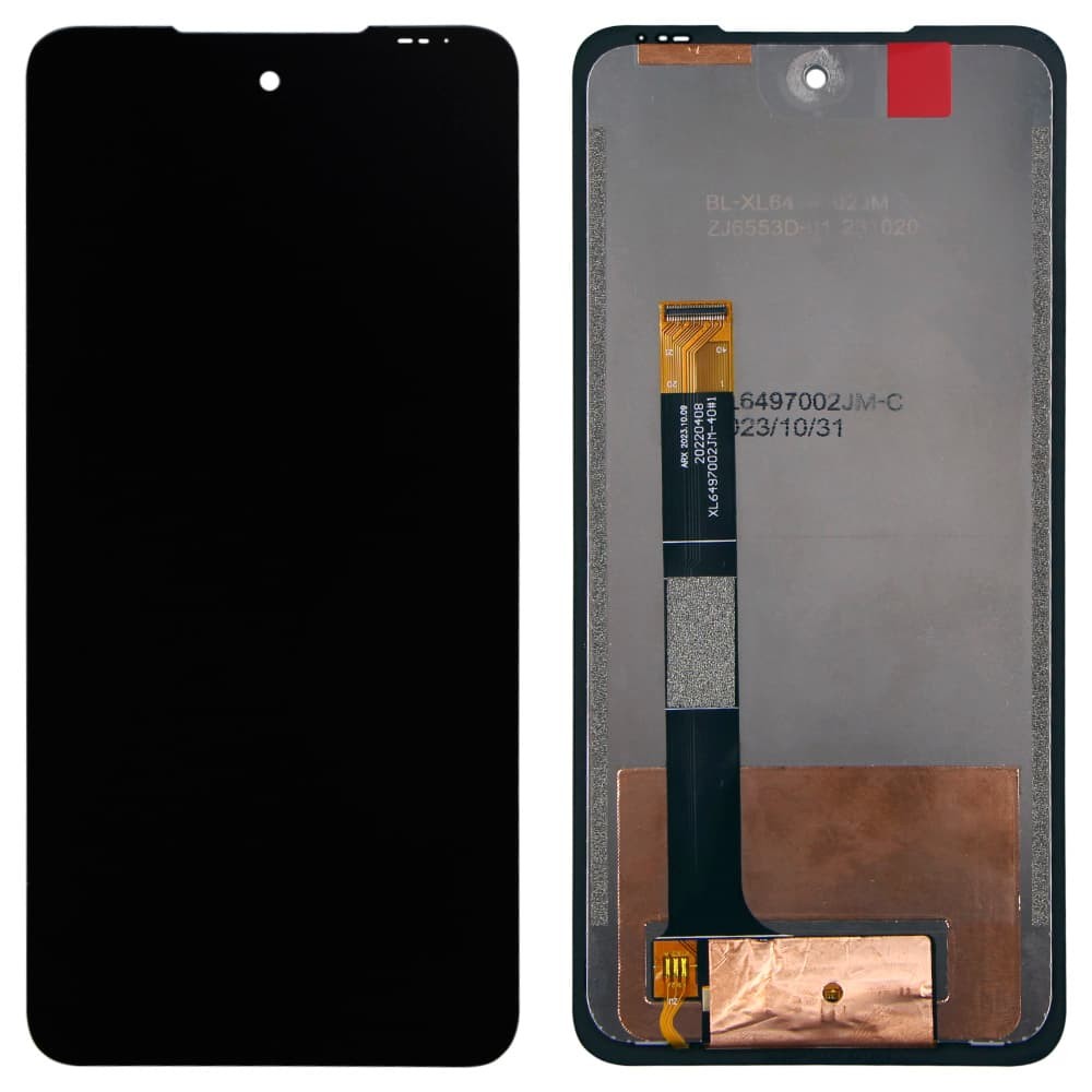 Дисплей для UMIDIGI Bison 2, з тачскріном в зборі, колір чорний фото 1