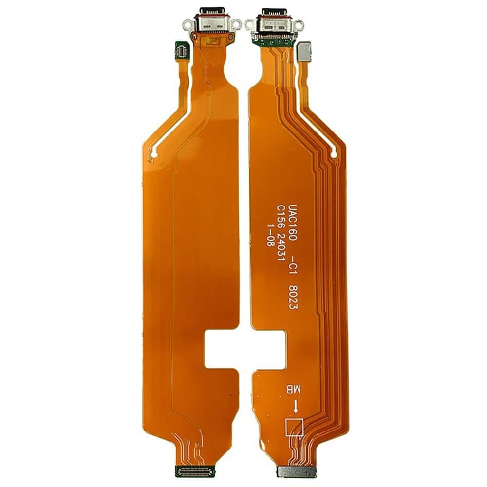 Шлейф для Oppo Reno 12, міжплатний з роз'ємом зарядки Type-C фото 1