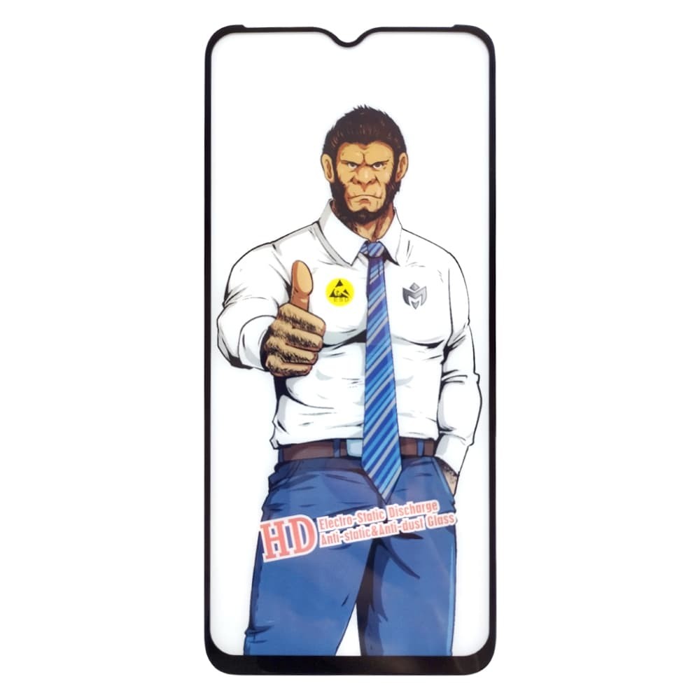 Защитное стекло для Xiaomi Redmi 9A, Redmi 9C 3D, ESD HD, цвет черный фото 1