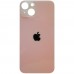 Задняя крышка для iPhone 13, цвет розовый, с большим отверстием под камеру миниатюра 1